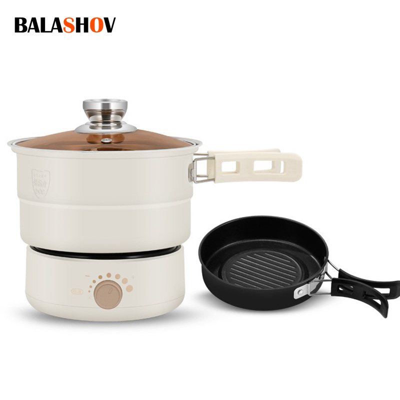 Fondue Set Electric - 110V/220V Elektroherd Tragbarer Kochtopf Faltbarer Eintopf