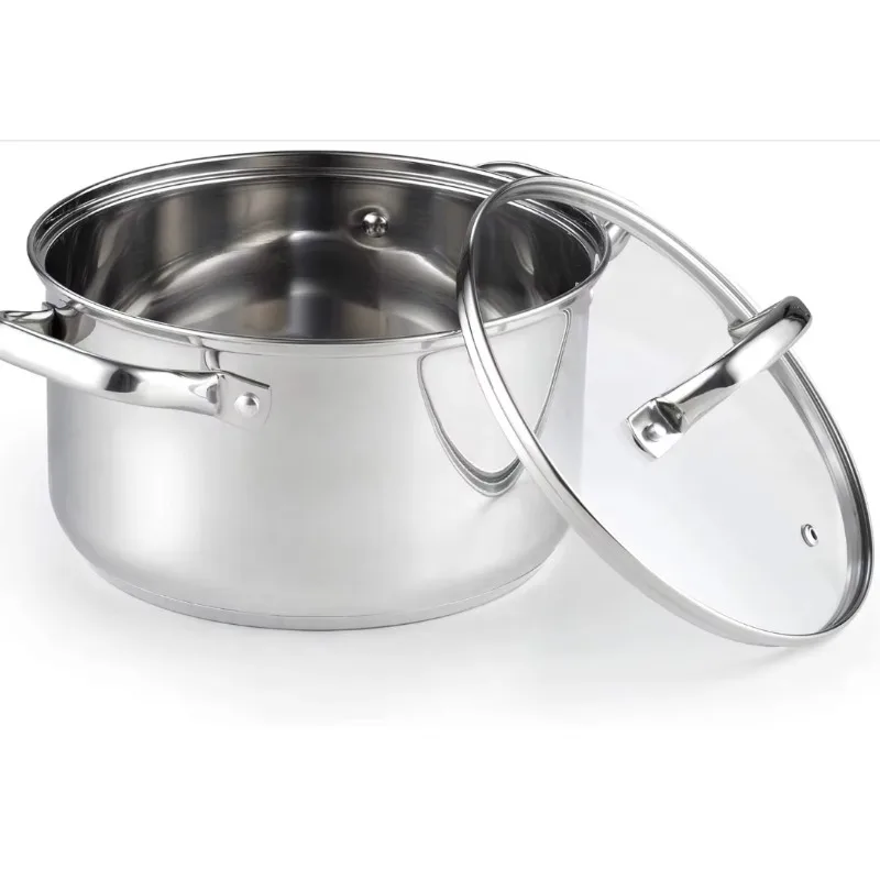 Kitchen Appliances Luxury - 8-teiliges hochwertiges Edelstahl-Kochgeschirrset, Kochtopf, intelligentes Küchengerät,