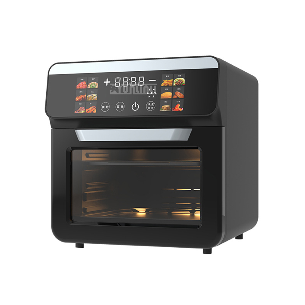 Kitchen Appliances B&Q - Touchscreen Elektrische Heißluftfritteuse mit Sichtfenster Intelligente