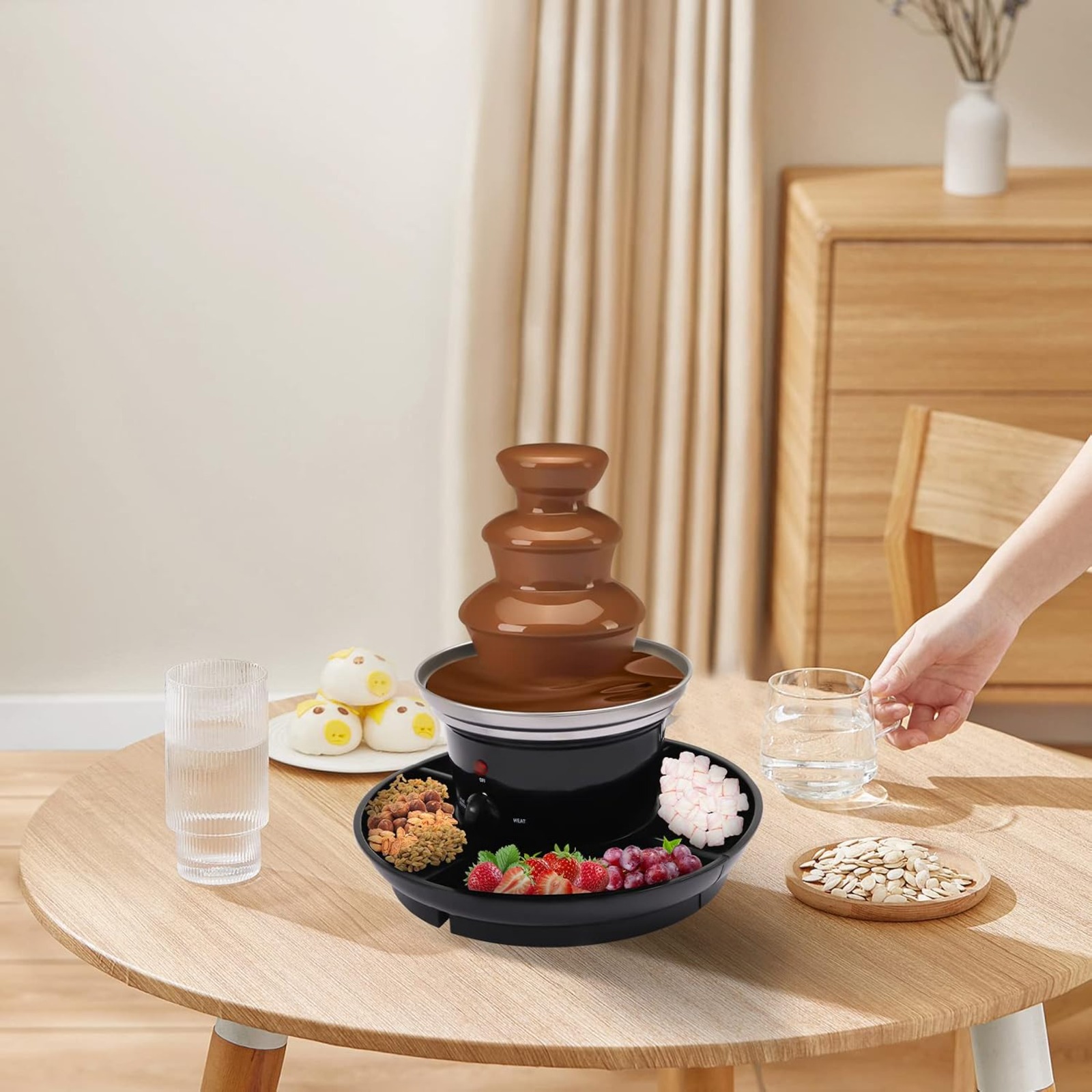 3-stufige elektrische Schokola – Fondue Set Electric Bewertung und Preis