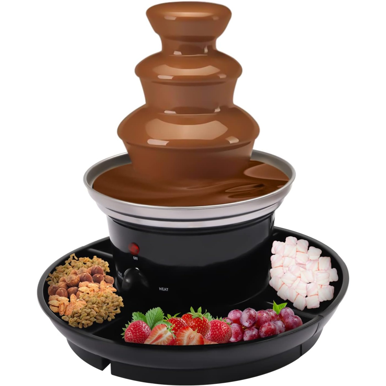 3-stufige elektrische Schokola – Fondue Set Electric Bewertung und Preis