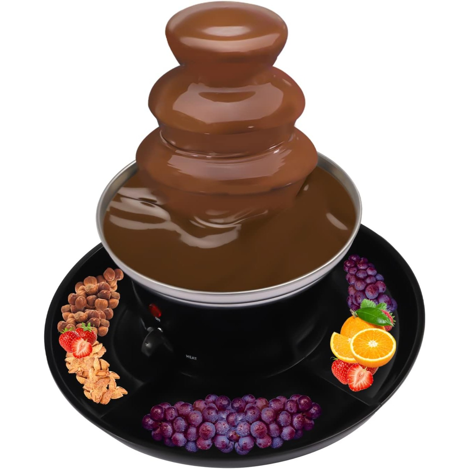 3-stufige elektrische Schokola – Fondue Set Electric Bewertung und Preis