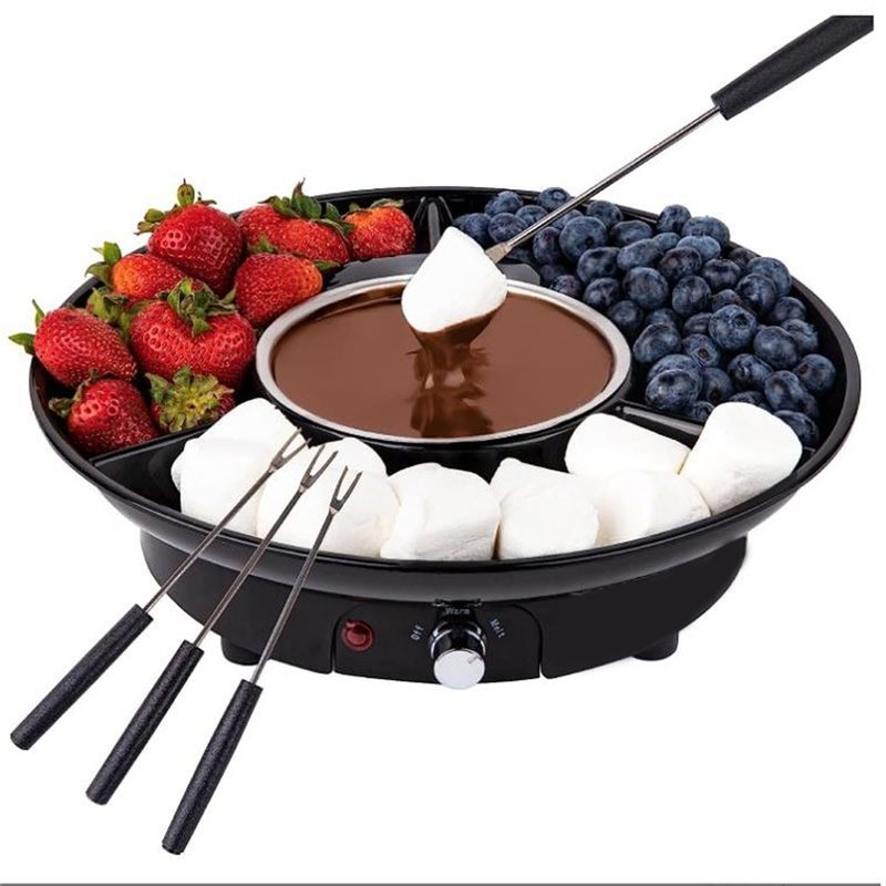 Elektrisches Fondue-Set mit Te – Fondue Set Electric Bewertung und Preis
