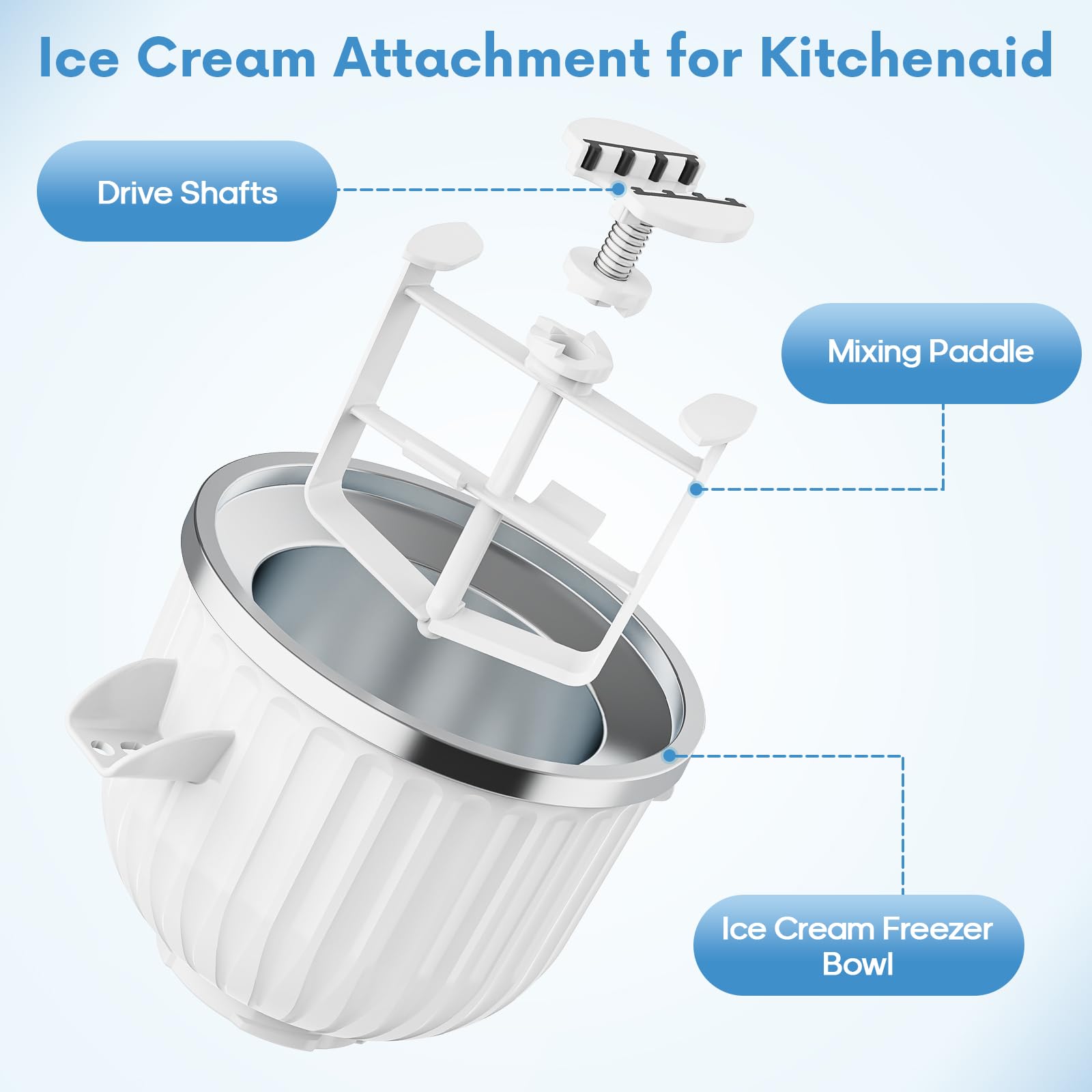2-Liter-Eiscreme-Aufsatz für K – Kitchen Appliances Kitchenaid Bewertung und Preis