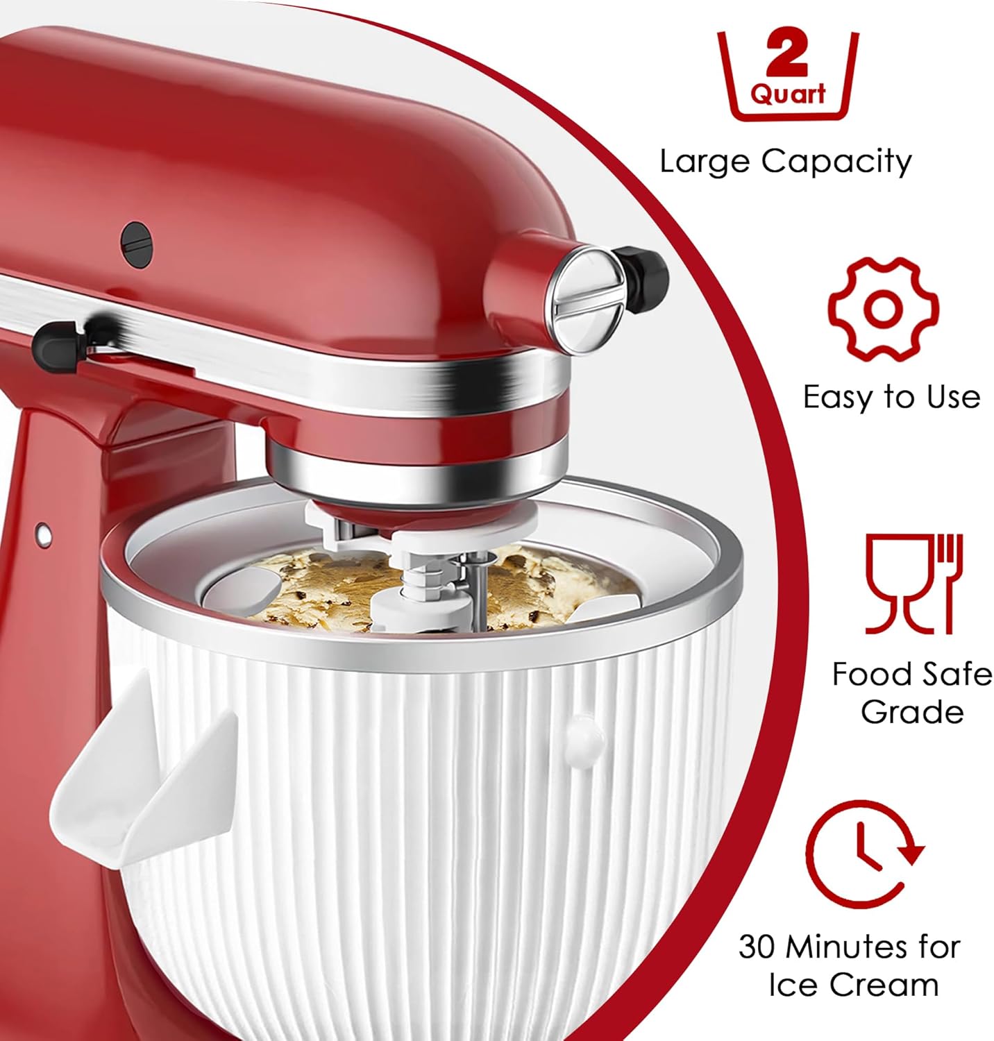 Eismaschinen-Aufsatz für Kitch – Kitchen Appliances Kitchenaid Bewertung und Preis